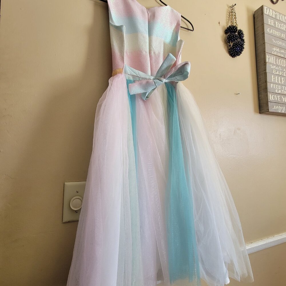 Bonnie Jean Big Girls Ombre Balleina Dress sz 16 - Picture 2 of 5